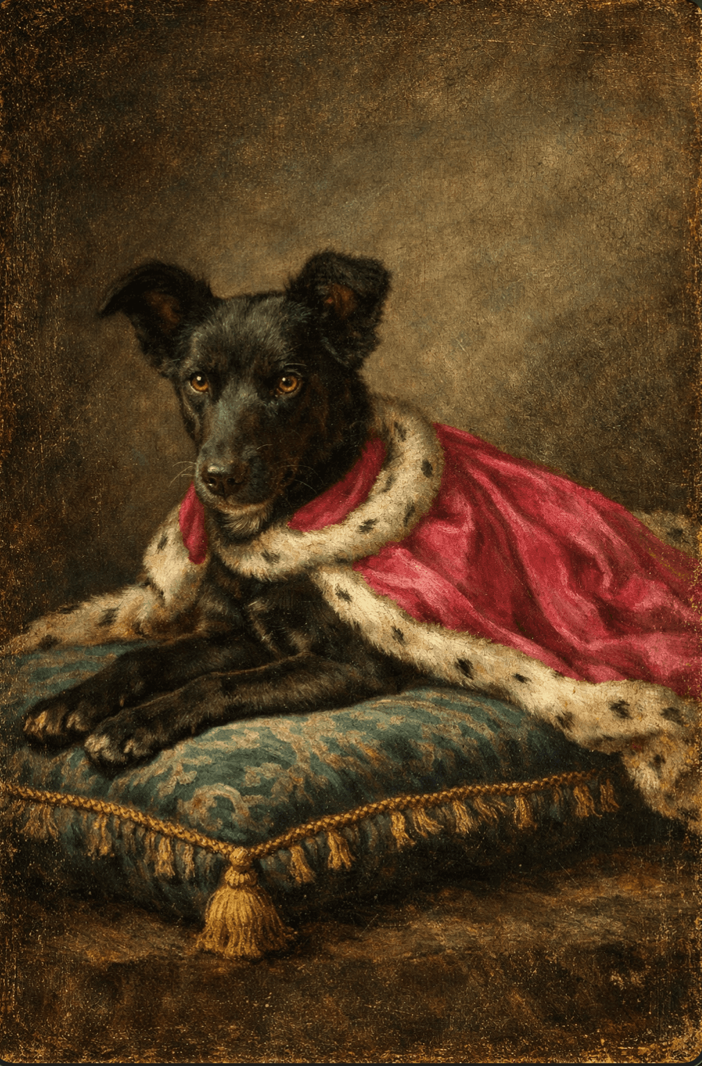 Retrato artístico de mascota