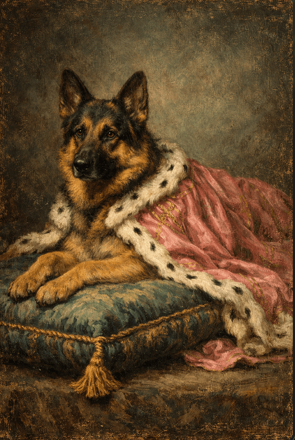 Retrato artístico de mascota